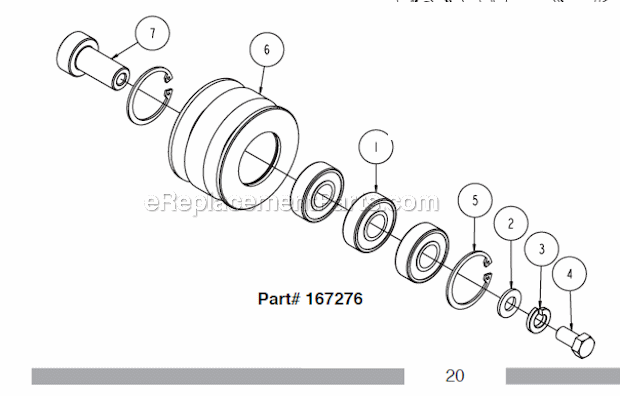 Page H Diagram and Parts List for MK-4018HY  MK Diamond Concrete Saw